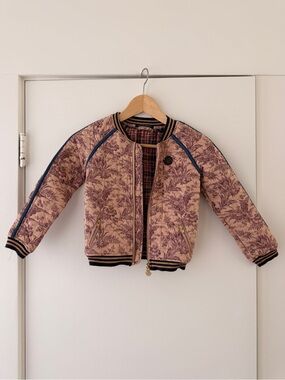 Scotch & Soda Girls Quilted Bomber Jacket – Size 6 / 116 – Excellent Condition